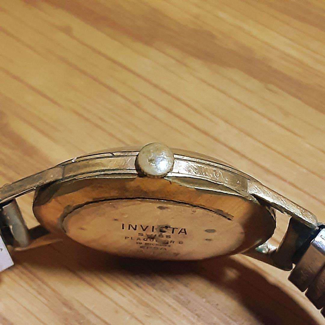 [Operatable] Invicta Antique Sumoseco GOLD 10 micron men's watch 17 ...