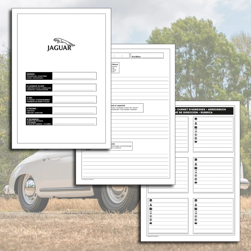 JAGUAR XJS : Libretto Di Restauro E Manutenzione - CONSEGNA GRATUITA - Immagine 3 di 4