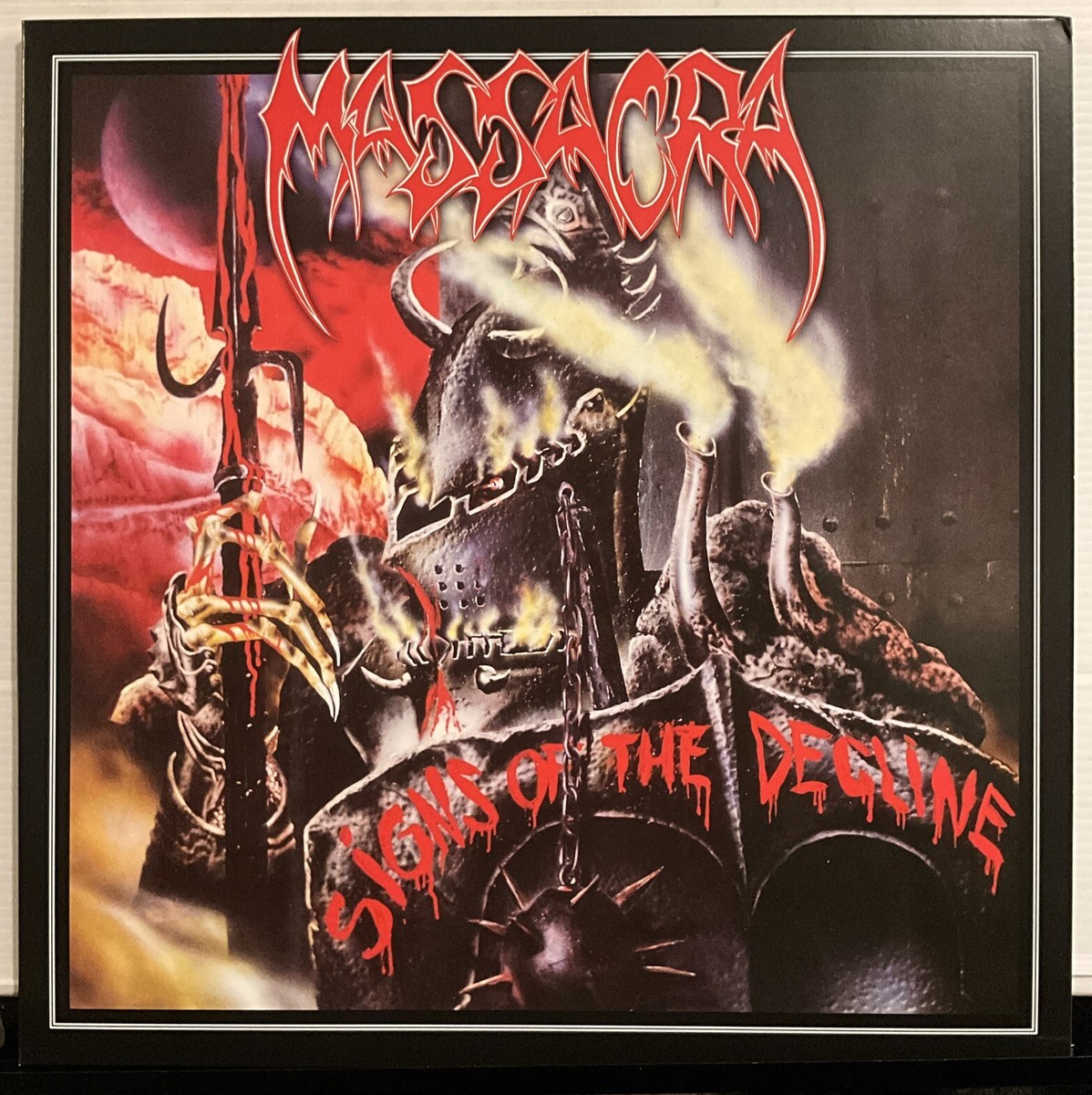 Massacra - Signs Of The Decline LP 2024 Osmose Productions [Red