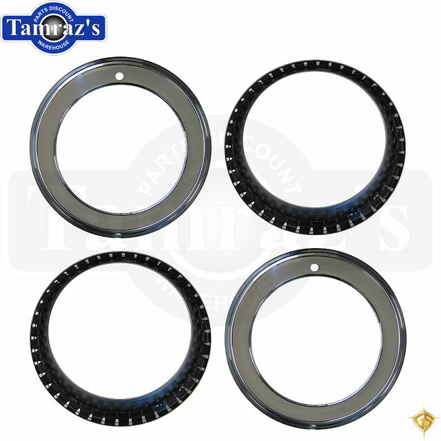 15 X 7 Chevy Steel Rally Wheel Rim TRIM Beauty RING Stainless Steel