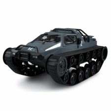 Tank RC Police Militaire Moderne Tout Terrain 1/12 ème Gris Bleu RTR