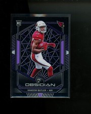 2019 Panini Obsidian Electric Etch Purple #132 Hakeem Butler Rookie RC #d 18/75