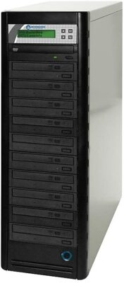 QD-DVD-H1210 Tower Duplicator, 10(24x/48X) CD/DVD Recorders, 1 to 10 Duplicator