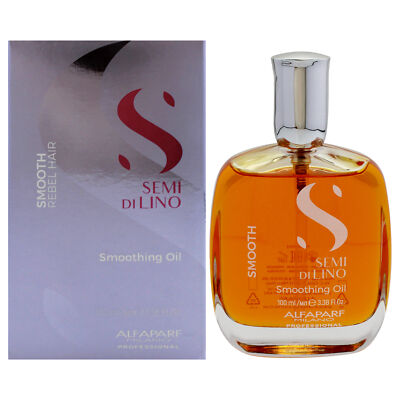 Semi Di Lino Smooth Smoothing Oil by Alfaparf Milano for Unisex - 3.38 oz Oil