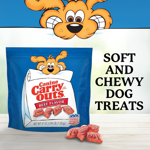 Dog Treats, Beef Flavor, 47 Ounce - Picture 5 of 12