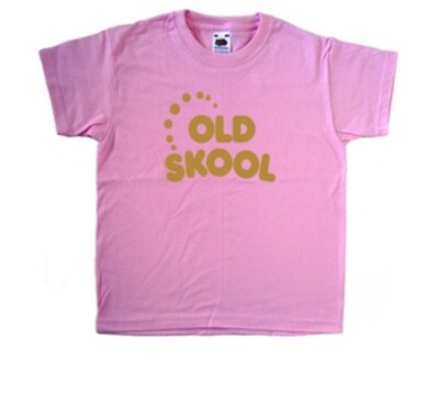 Old Skool Kinder T-Shirt Rosa