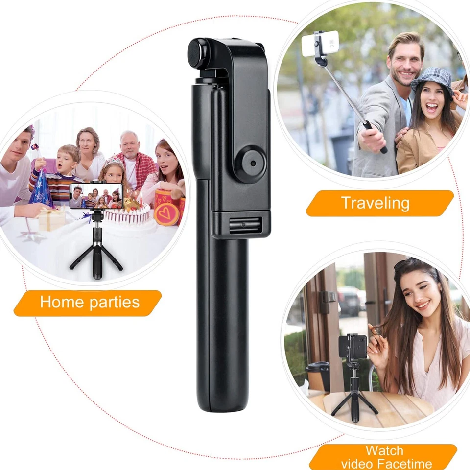 Selfie Stick Mobile Tripod Stand For iPhone Samsung Bluetooth Remote Extendable - image 3 of 4
