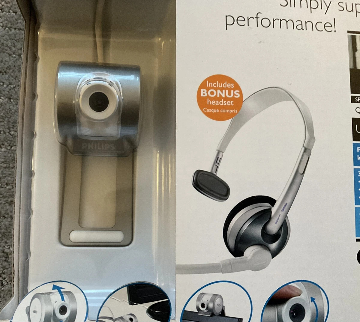 Webcam philips pixel plus sales