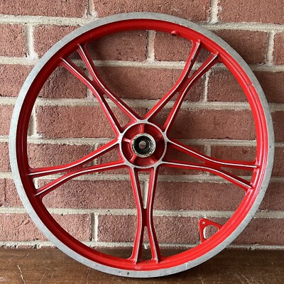 OLD BMXにLester ホイールレッド