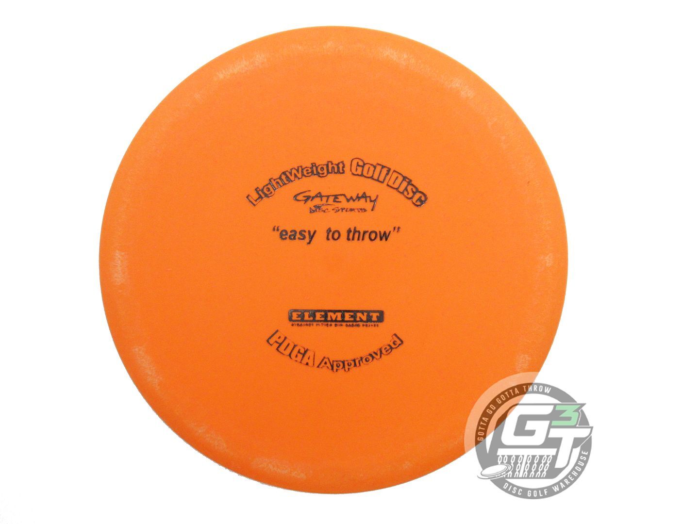 USED Gateway LIGHTWEIGHT Sure Grip Element 154g Orange Midrange Golf