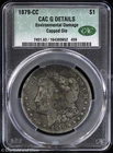 1879-CC $1 Morgan Silver Dollar CAC G Details | Capped Die