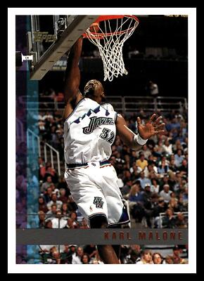 1997-98 Topps #166 Karl Malone Utah Jazz HOF | eBay