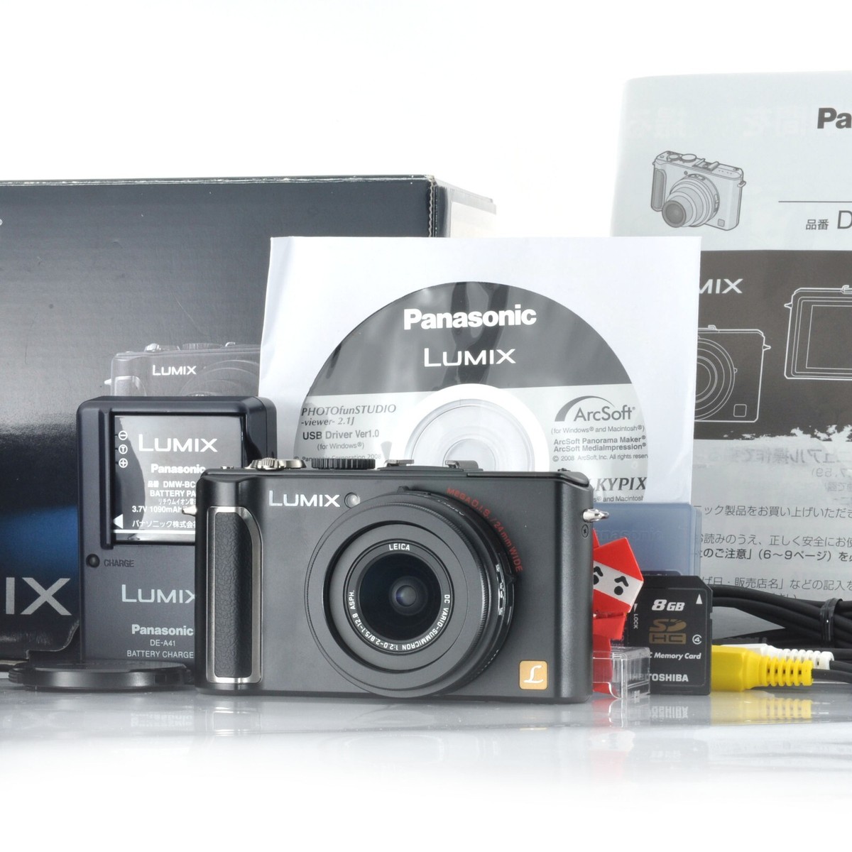 Panasonic LUMIX DMC-LX3 Black Compact Digital Camera Leica