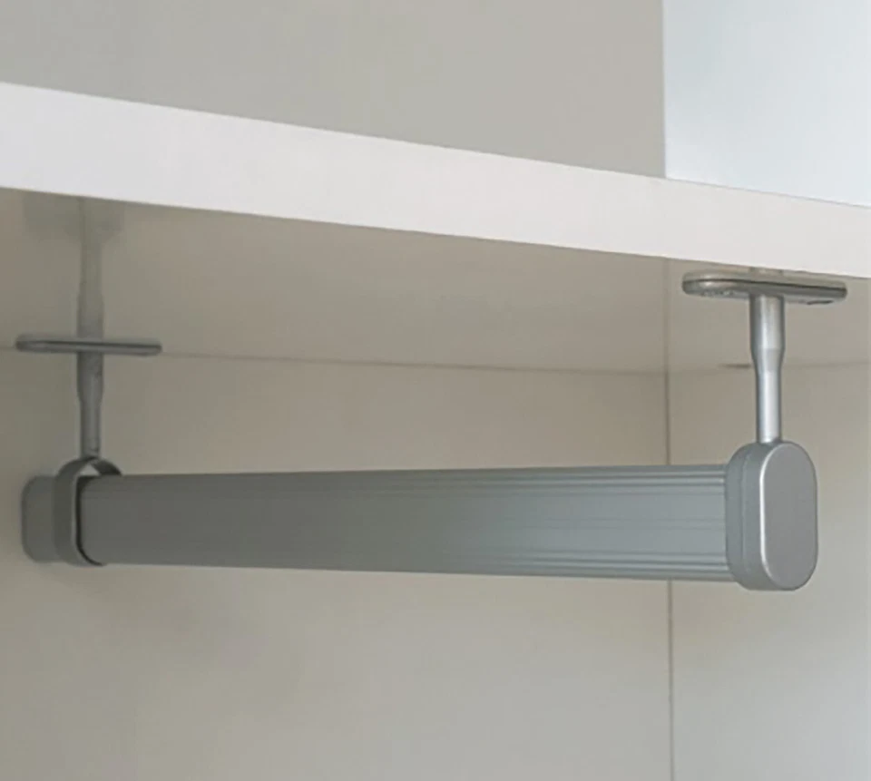 Armario Recibidor con Puerta Estantes y Perchero en Roble y Blanco 180x100x35 cm - Imagen 3 de 3