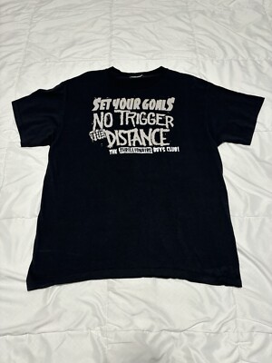 2006 Set Your Goals Band Tour T-Shirt Size L Hardcore Punk Indie Rock Alt Y2K