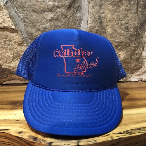 Vintage Cellular Plus Trucker Hat Snapback