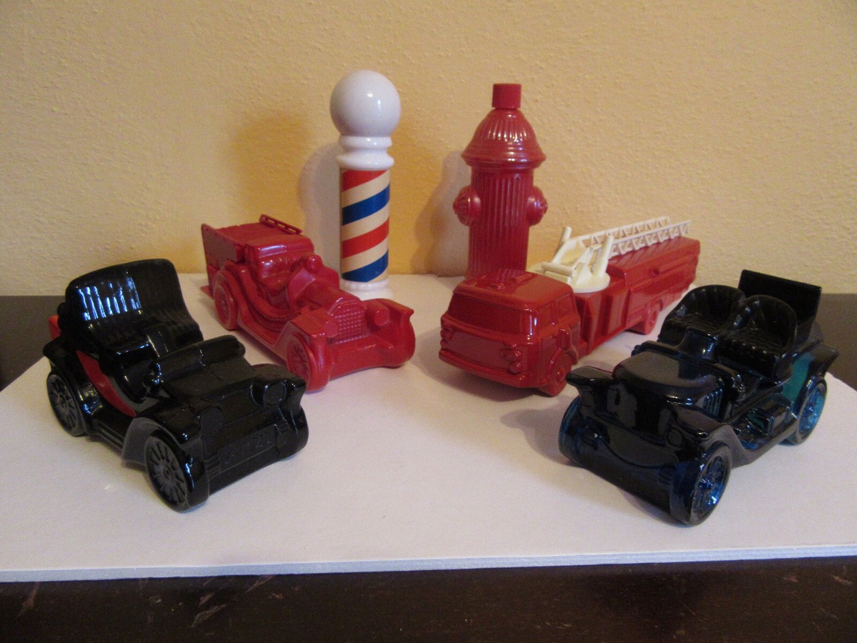 AVON, Fire Fighter, Red Sentinel Fire Truck, Hydrant, Barber