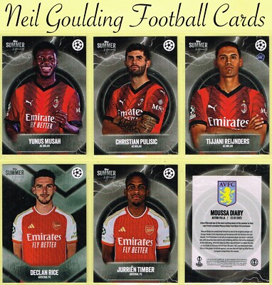 Topps UEFA Club Competitions 2023-24   SUMMER SIGNINGS   Fußball Karten