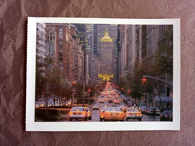 Park Avenue * Rush hour * New York * Postkarte * In den USA gekauft