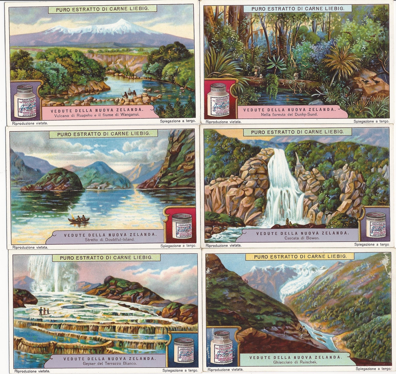 S 1214/Liebig/ Views Of New Zealand (Ita) MF20136 eBay