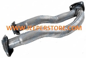 Tube de sortie collecteur échappement Jeep Cherokee XJ 4.0 essence 1ere partie