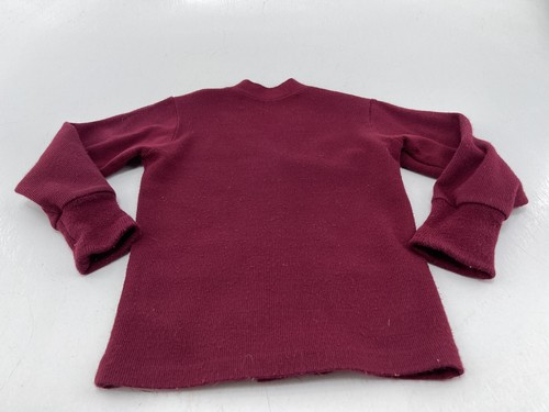 Vtg Dennis Girls School Uniform Red/White Jumper Blouse Sweater Size 7/8/10 - Picture 12 of 12