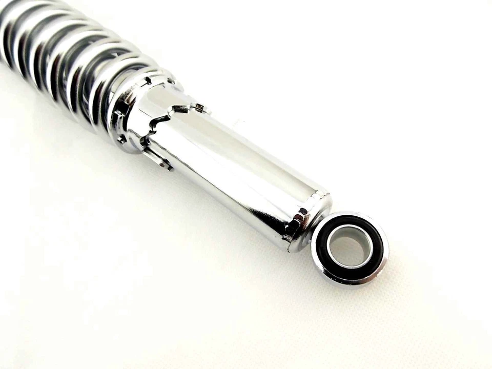 SUZUKI TM400 365mm JBS CHROME REAR SHOCK ABSORBERS EYE TO EYE — 第 3/4 张图片