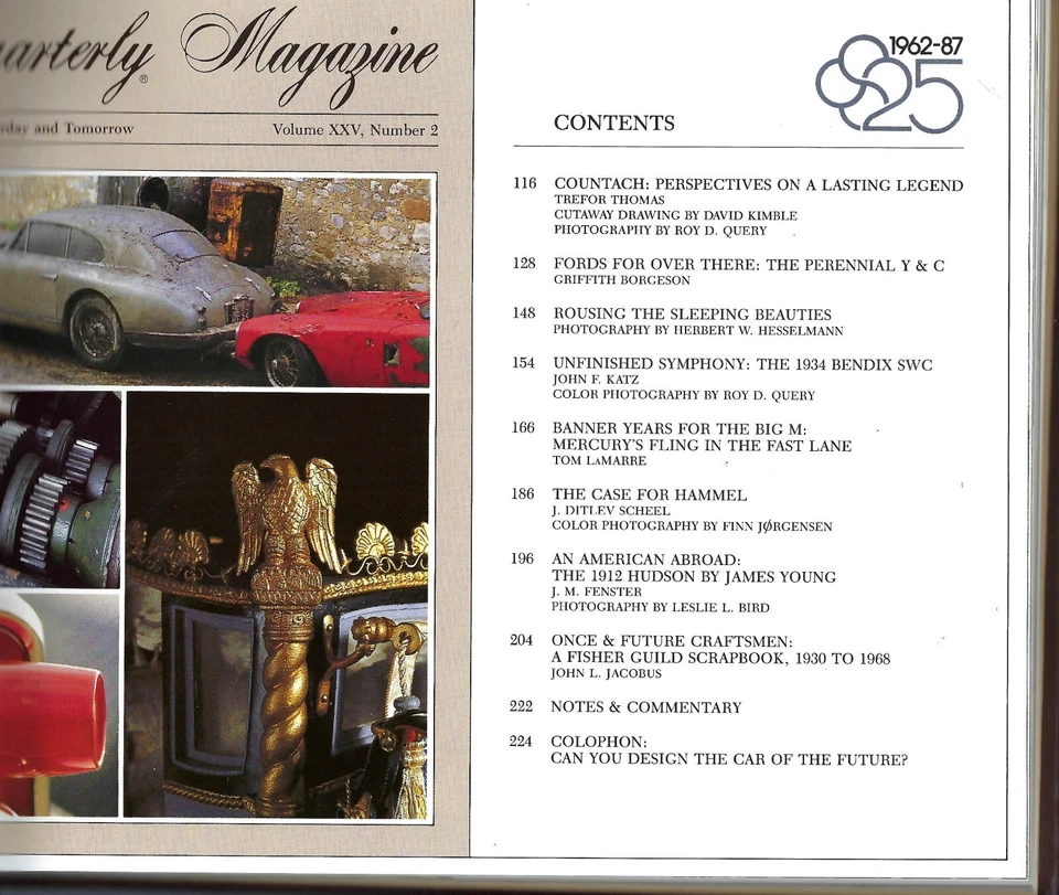 1954 1955 1956 1957 1958 1959 Mercury featured in vintage Automobile Quarterly - Image 3 of 3