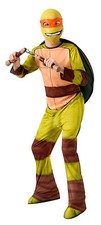 LICENSED TEENAGE MUTANT NINJA TURTLES MICHELANGELO TMNT CHILD COSTUME SMALL