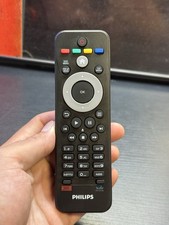 OEM Philips Blu-Ray DVD Player Remote Control Netflix Vudu Black Genuine