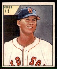 1950 Bowman Wrinkle #44 Joe Dobson Boston Red Sox