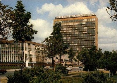 Axel Springer Verlag Berlin Germany vintage postcard b547