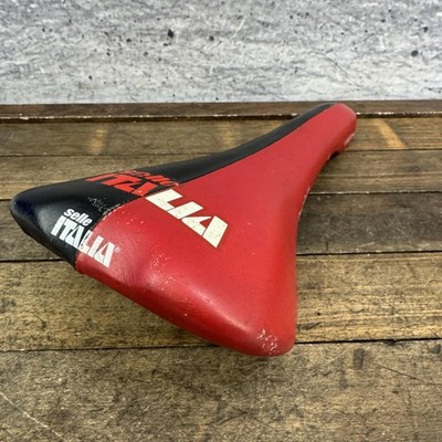 Vintage Selle Italia Flite Saddle Seat Red Black Titanium