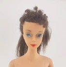 VINTAGE BARBIE 1960s PONYTAIL #4 BRUNETTE HEAVY BODY NUDE JAPAN FLOCKED HEAD