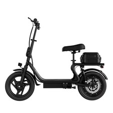 Electric Scooter Adults with Seat  Luggage Range 28Miles, Foldable E-Scooter