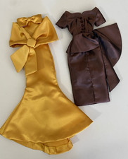 Ashton Drake Gene Marshall 2 partial outfits - Cognac Evening  Gold Sensation