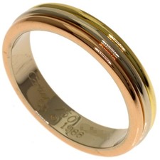 Anillo CARTIER Tres Colores #53 Oro Amarillo K18 Oro Blanco K18 Damas [Usado]