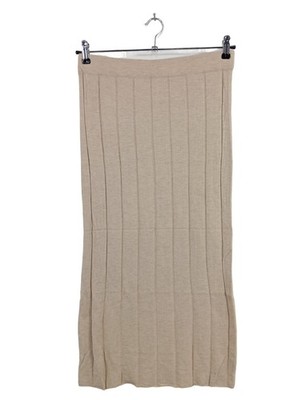 MNG BASICS Strickrock Damen Rock Gr. DE 40 creme Casual-Look