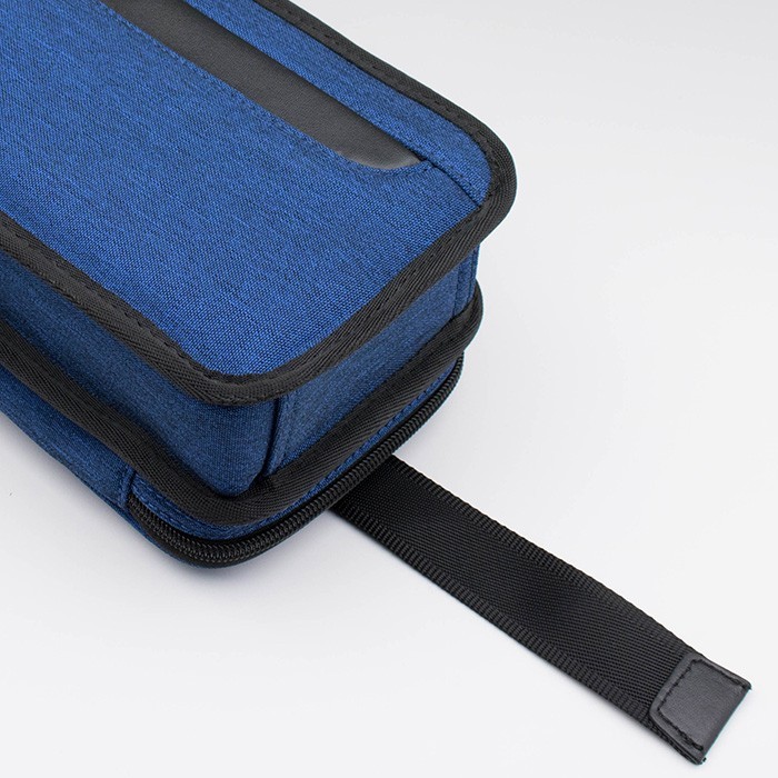 J FLOWERS JF0024 3B5S Cue Case Blue 3 Billiard Stick Holder