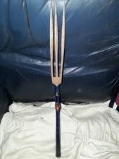 vintage cast iron fishing eel toasting fork see pix 30"