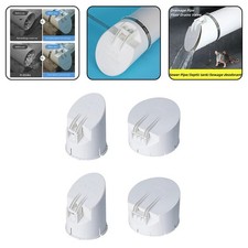 Pest Proof Rainwater Management Cap Compatible with Multiple Pipe Sizes for Use