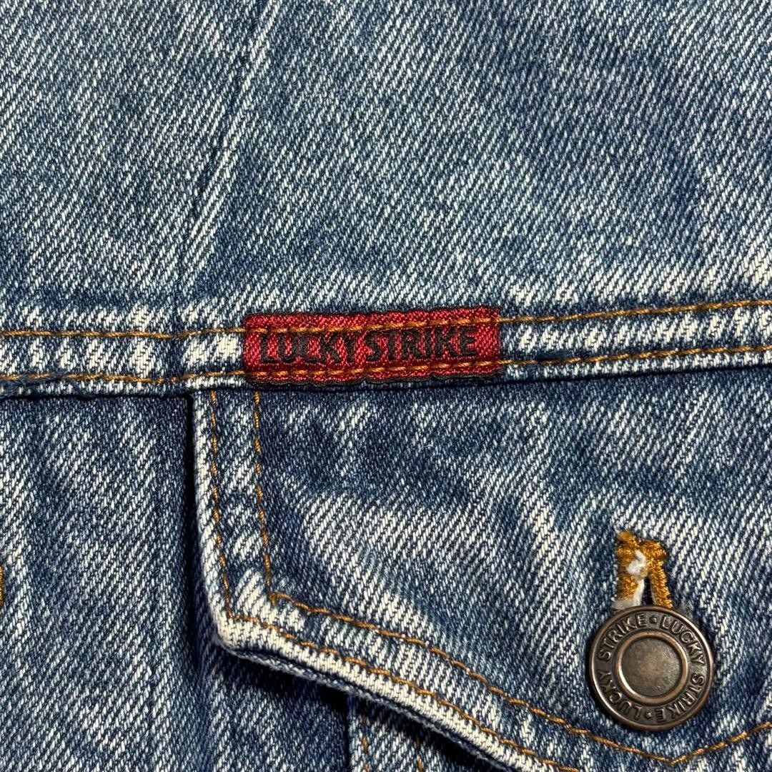 Lucky Strike Denim Jacket M Size Men Rare Model Limited Edition