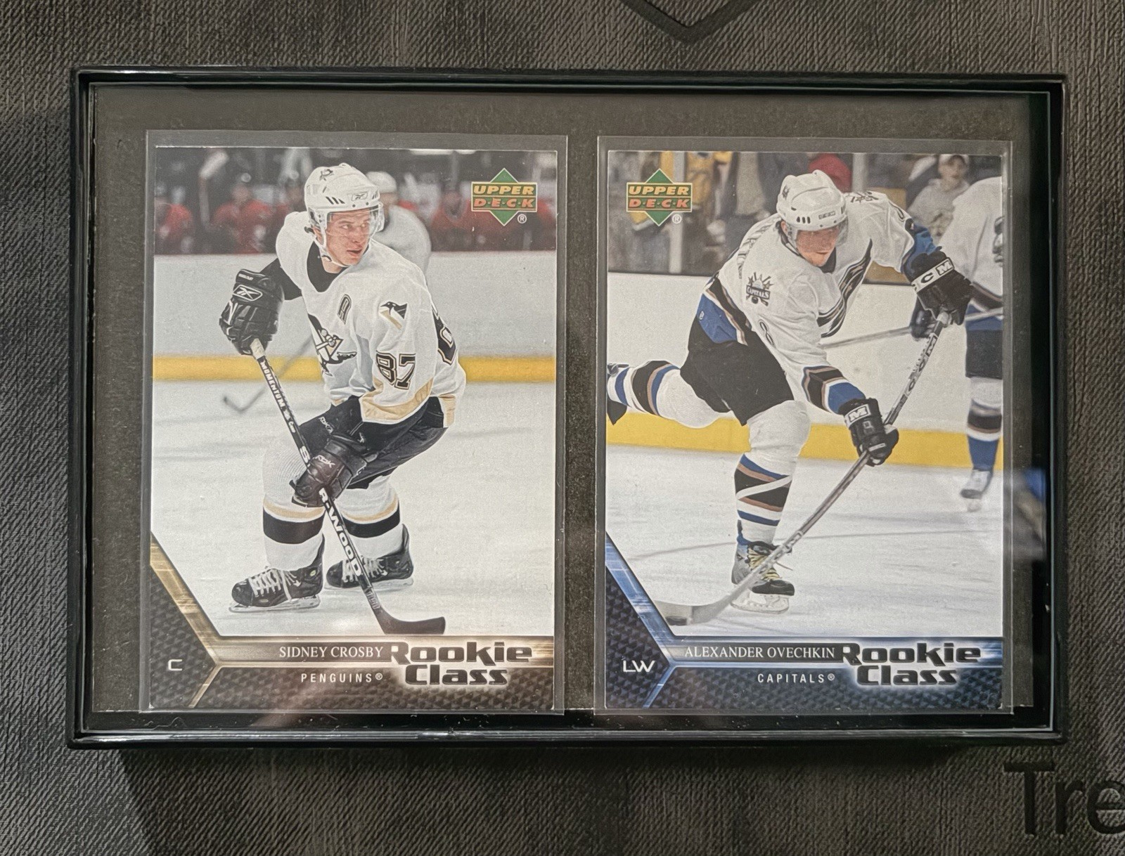 2005 Upper Deck Rookie Class Alexander Ovechkin #2 Sidney Crosby #1