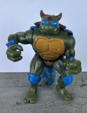 Vintage raro TMNT Dino Turtles 1997Ankyl Leo Lancia Playmates MirageStudios