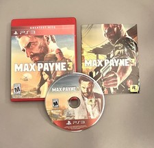 Max Payne 3 PS3 PlayStation 3 Complete CIB Tested Working Rockstar Games ⭐