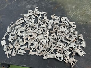 Huge Lot Of Pewter Metal Gallery Gun BB Gun Animal Targets