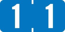 Doctor Stuff - File Folder Labels, Number 1, 1/2 x 1 inch, 1