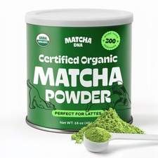 Matcha Powder Green Tea XXL 16oz USDA Organic Gluten-Free Vegan Unsweetened No
