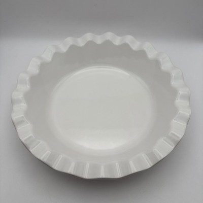 Goodcook 9 In Stoneware Pie Dish Ceramic Unglazed Bottom 1 Pack