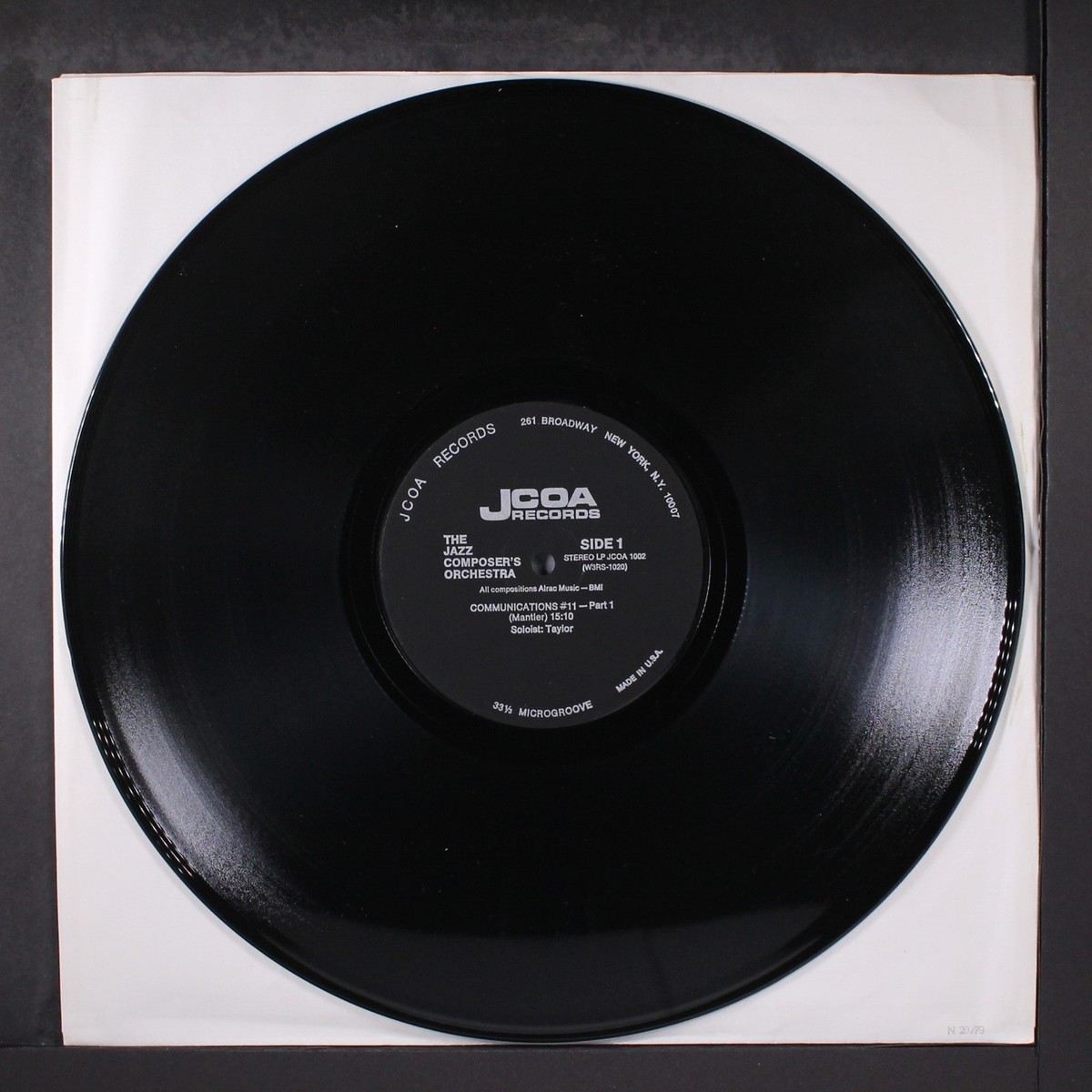 JAZZ COMPOSER'S ORCHESTRA: the jazz composer's orchestra JCOA 12